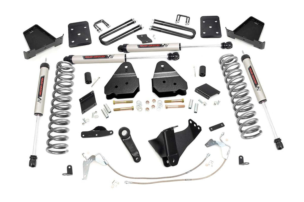 6 Inch Lift Kit | Diesel | No OVLD | V2 | Ford F-250 Super Duty 4WD (11-14) by Rough Country