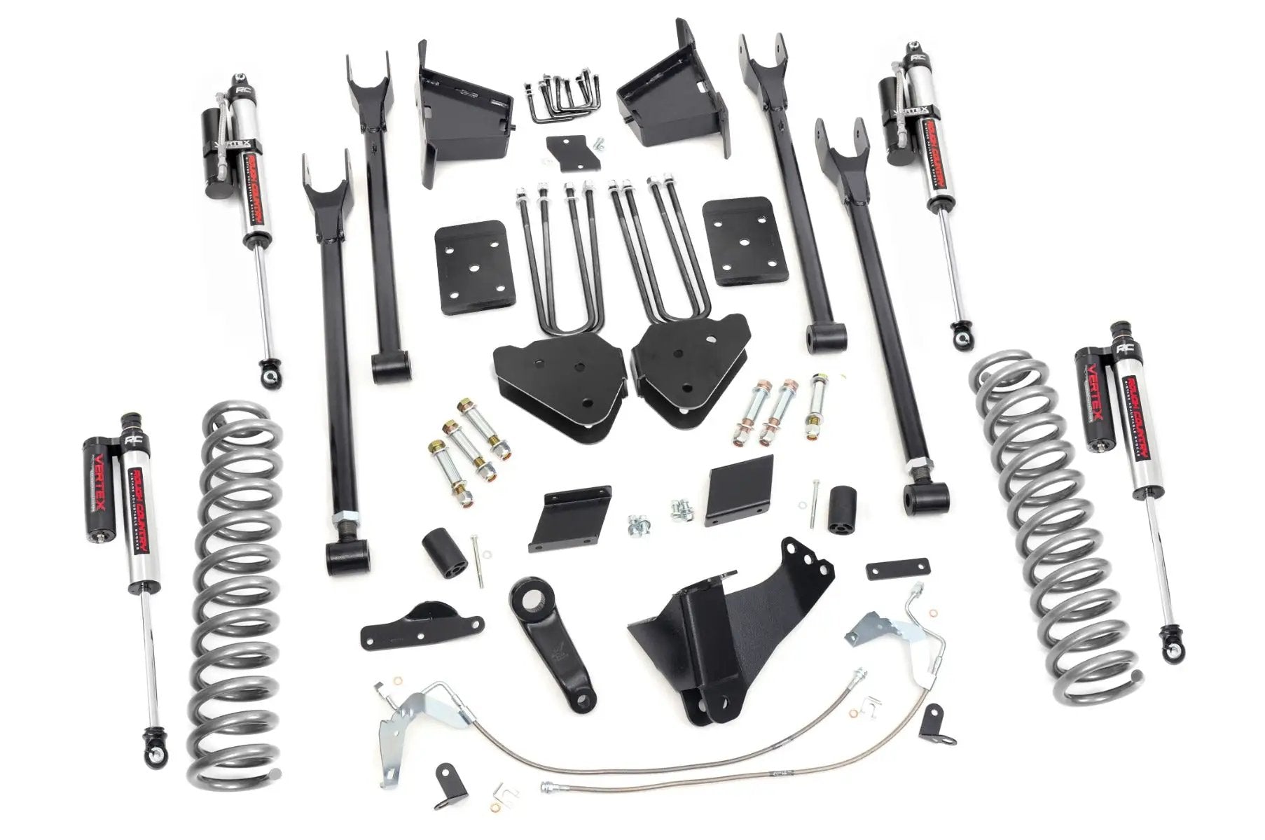 6 Inch Lift Kit | 4-Link | OVLD | Vertex | Ford F-250 Super Duty 4WD (11-14) by Rough Country