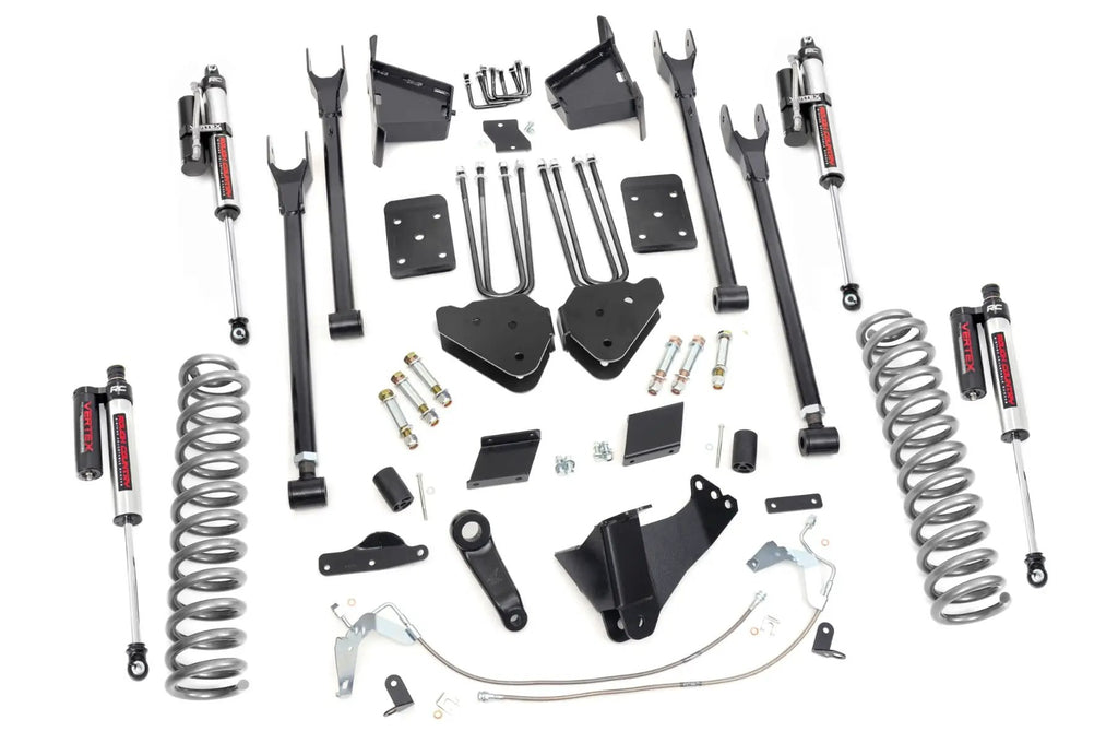 6 Inch Lift Kit | 4-Link | OVLD | Vertex | Ford F-250 Super Duty 4WD (11-14) by Rough Country