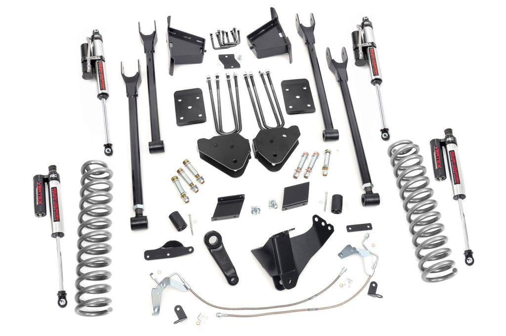6 Inch Lift Kit | 4 Link | OVLD | Vertex | Ford F-250 Super Duty 4WD (15-16) by Rough Country