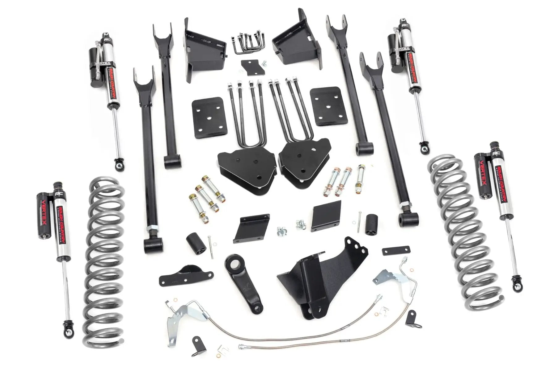 6 Inch Lift Kit | 4-Link | No OVLD | Vertex | Ford F-250 Super Duty (11-14) by Rough Country