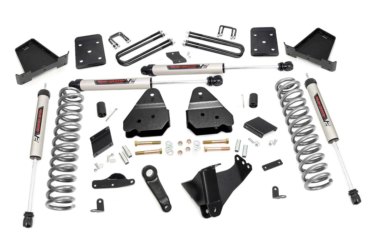 4.5 Inch Lift Kit | No OVLD | V2 | Ford F-250 Super Duty 4WD (2015-2016) by Rough Country