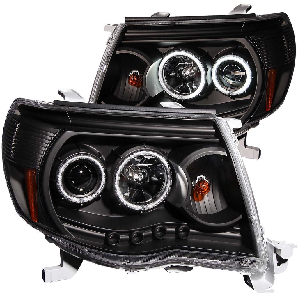 Projector Headlight Set w/Halo by ANZO USA