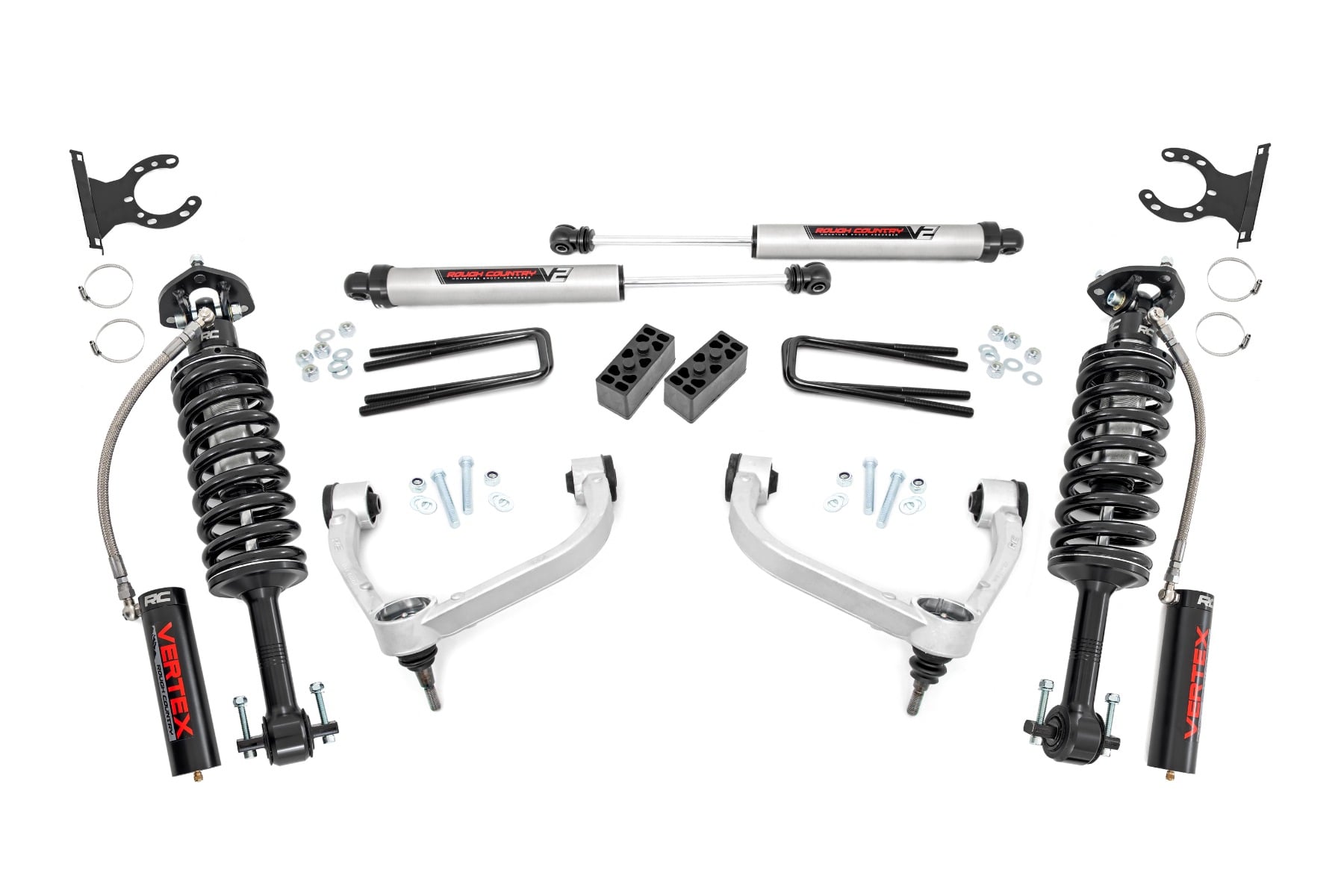 3 Inch Lift Kit | UCAs | Vertex/V2 | Ford F-150 4WD (2014-2020) by Rough Country