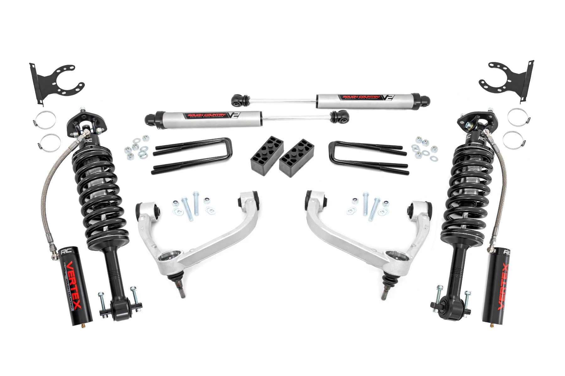 3 Inch Lift Kit | UCAs | Vertex/V2 | Ford F-150 4WD (2014-2020) by Rough Country
