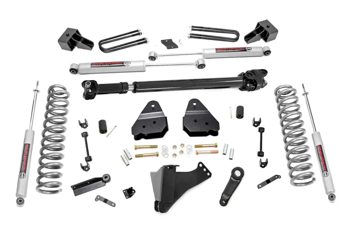 4.5 Inch Lift Kit | DRW | FR Drive Shaft | Ford F-350 Super Duty 4WD (17-22) by Rough Country