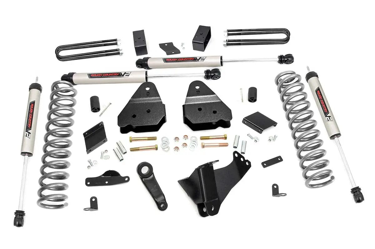 4.5 Inch Lift Kit | OVLD | V2 | Ford F-250 Super Duty 4WD (2011-2014) by Rough Country