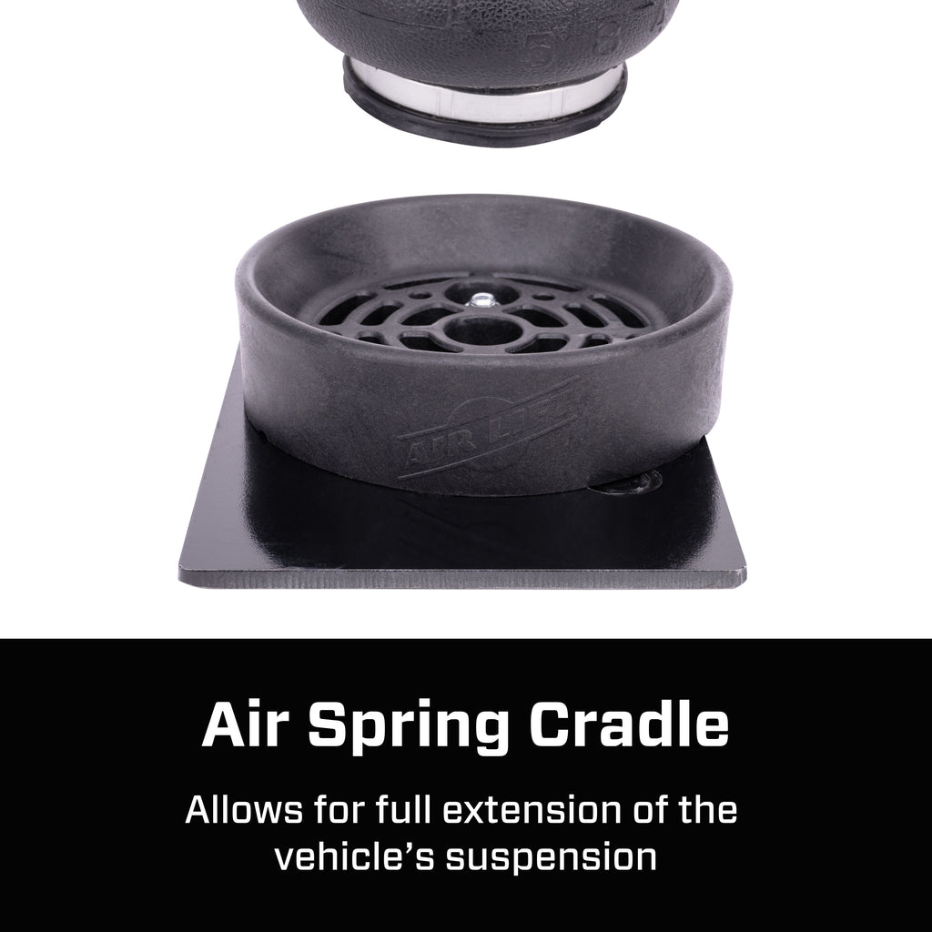 LoadLifter air spring kit with Universal Air Spring Cradle-57415 by Air Lift