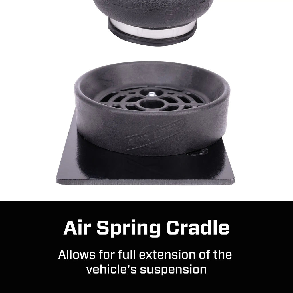 LoadLifter air spring kit with Universal Air Spring Cradle-57415 by Air Lift