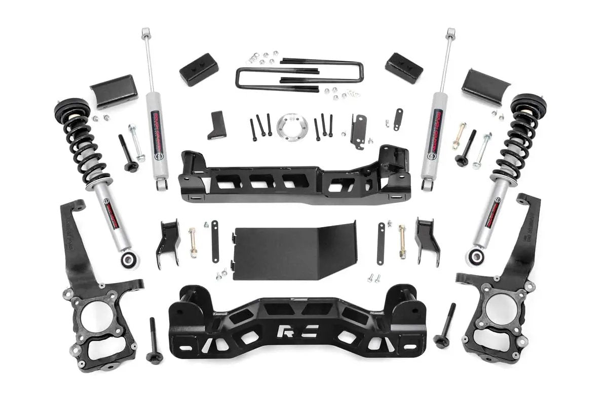 4 Inch Lift Kit | N3 Struts | Ford F-150 4WD (2011-2013) by Rough Country