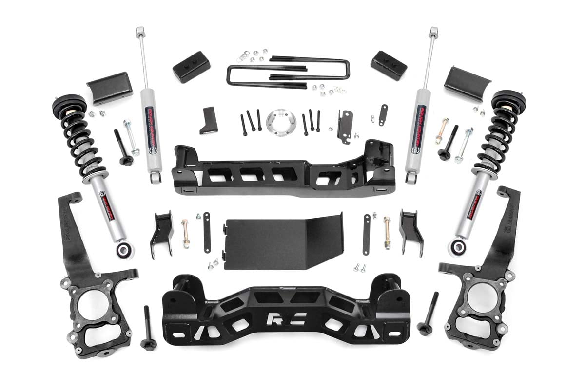 4 Inch Lift Kit | N3 Struts | Ford F-150 4WD (2011-2013) by Rough Country