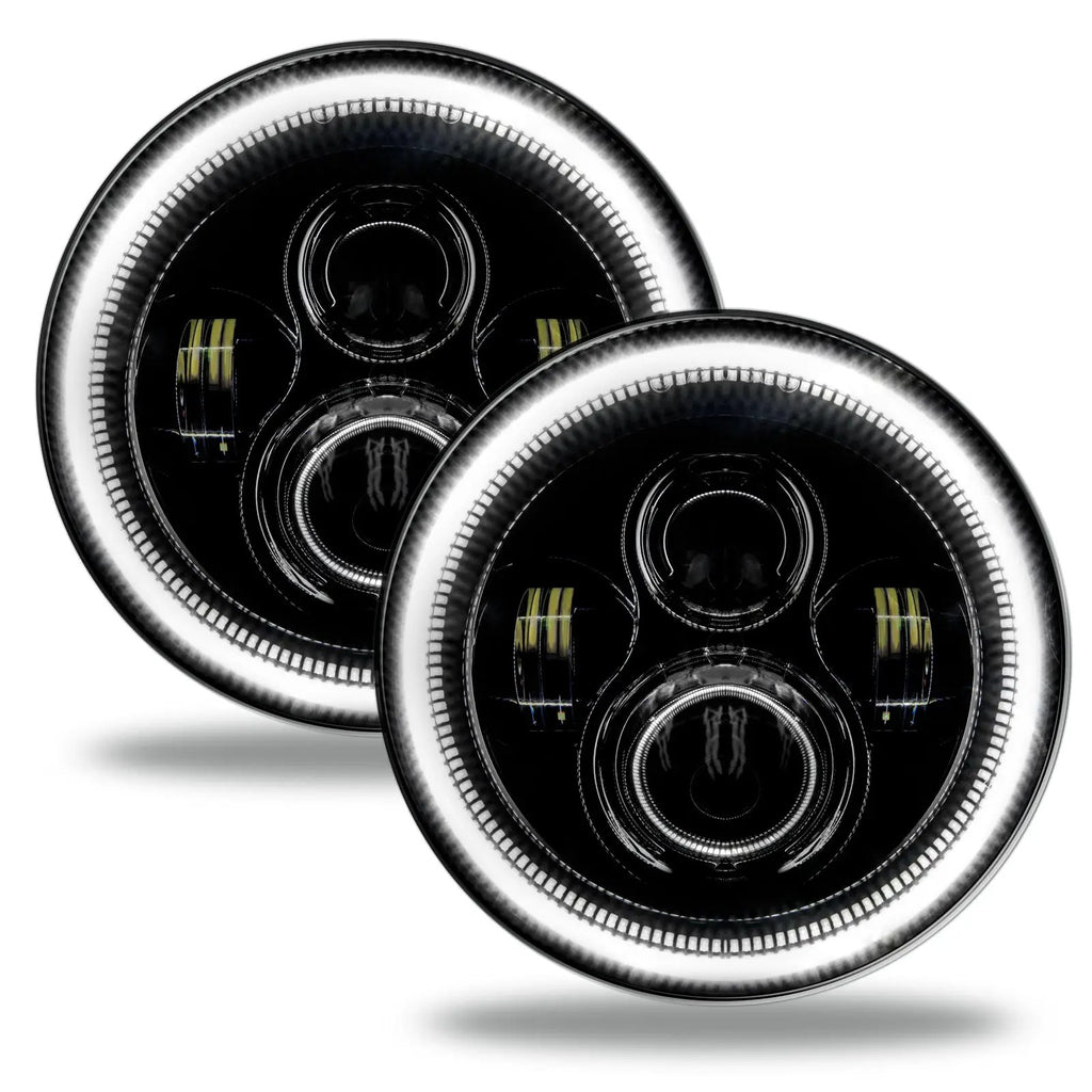 ORACLE Lighting 7" High Powered LED Headlights - Black Bezel by Oracle Lighting