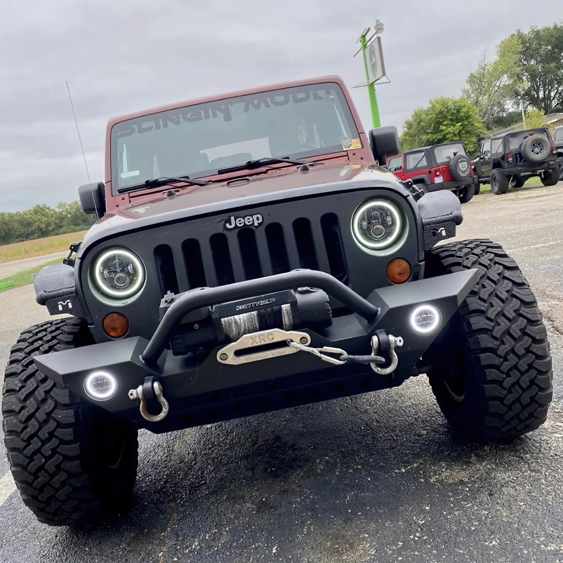 ORACLE Lighting 2007-2018 Jeep Wrangler JK Switchback LED Halo Headlights by Oracle Lighting