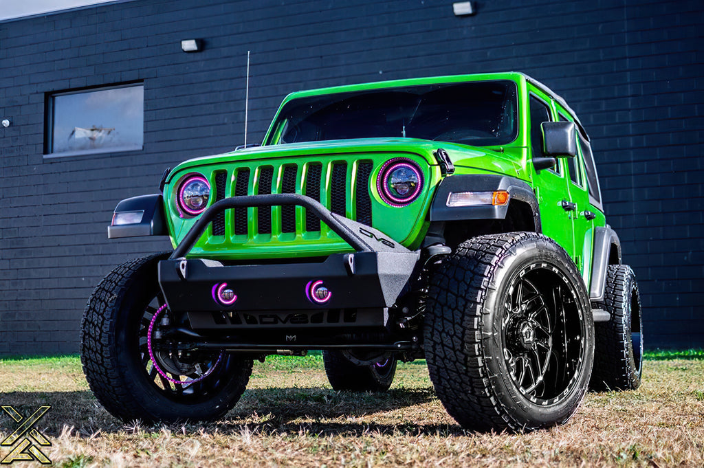 7" High Powered LED Headlights - Black Bezel - Dynamic ColorSHIFT by Oracle Lighting