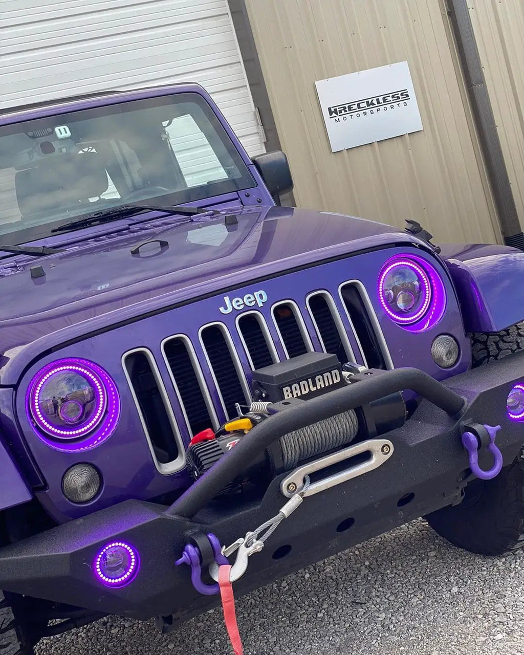 7" High Powered LED Headlights - Black Bezel - Dynamic ColorSHIFT by Oracle Lighting