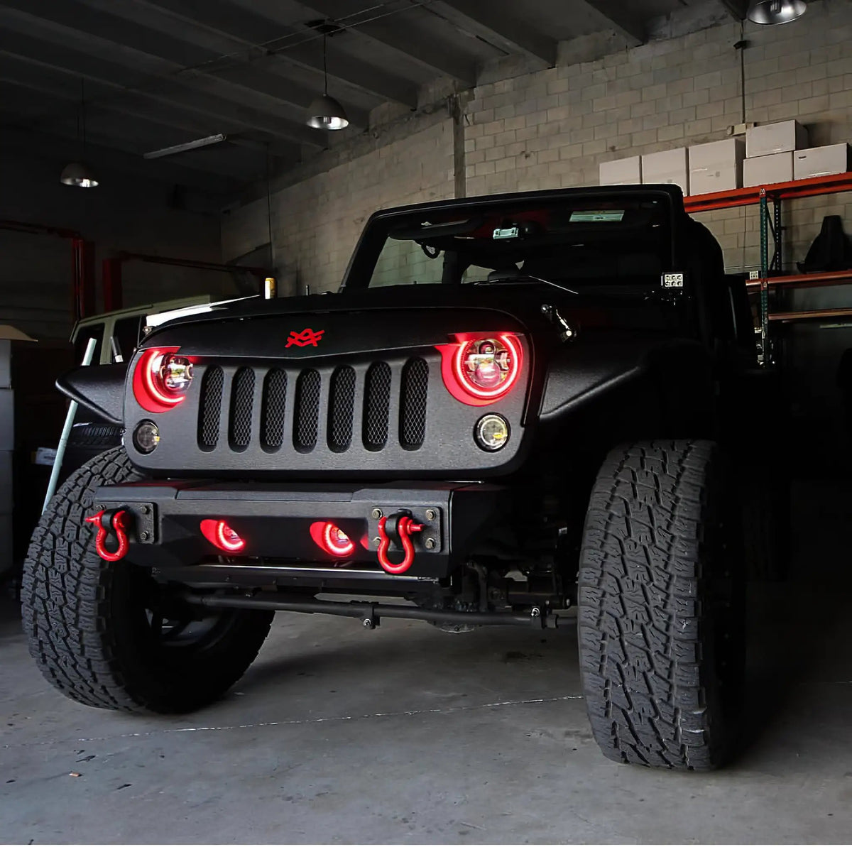 7" High Powered LED Headlights - Black Bezel - Dynamic ColorSHIFT by Oracle Lighting