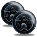 ORACLE Lighting 7" High Powered LED Headlights - NO HALO - Black Bezel by Oracle Lighting
