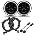 Jeep Wrangler JL/Gladiator JT 7in. High Powered LED Headlights (Pair) by Oracle Lighting