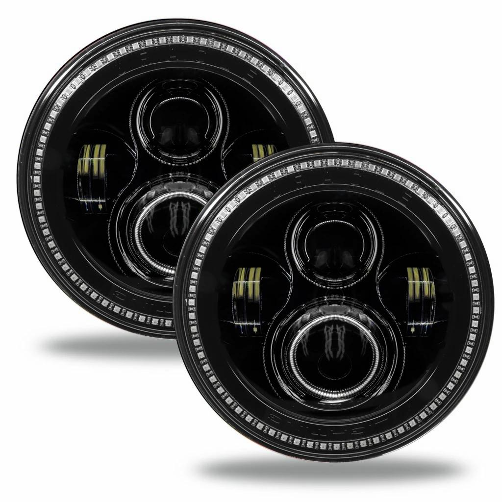 Jeep Wrangler JL/Gladiator JT 7in. High Powered LED Headlights (Pair) by Oracle Lighting