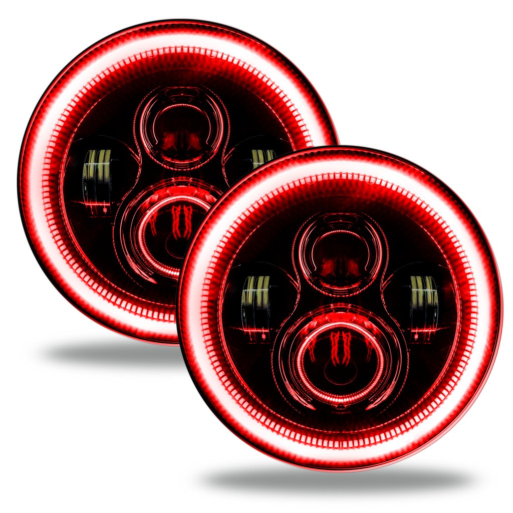Jeep Wrangler JL/Gladiator JT 7in. High Powered LED Headlights (Pair) by Oracle Lighting