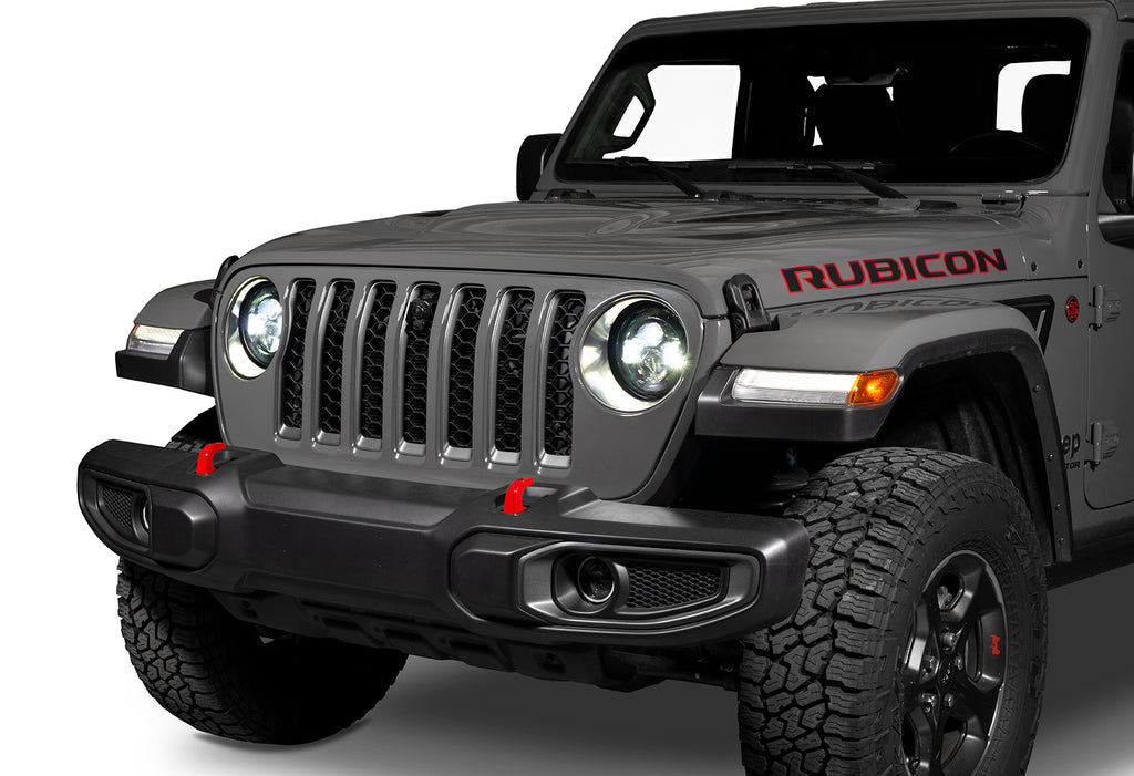 Jeep Wrangler JL/Gladiator JT 7in. High Powered LED Headlights (Pair) by Oracle Lighting