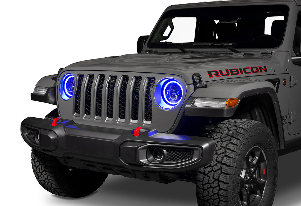 Jeep Wrangler JL/Gladiator JT 7in. High Powered LED Headlights (Pair) by Oracle Lighting