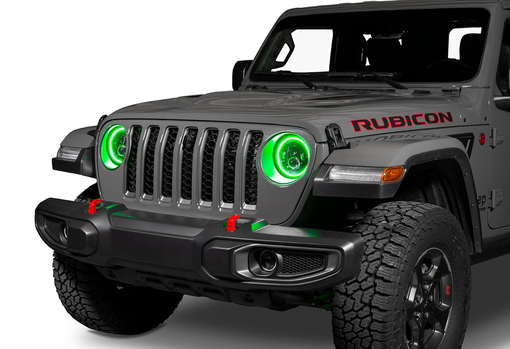 Jeep Wrangler JL/Gladiator JT 7in. High Powered LED Headlights (Pair) by Oracle Lighting