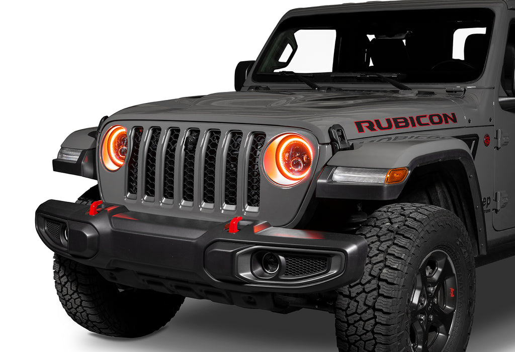 Jeep Wrangler JL/Gladiator JT 7in. High Powered LED Headlights (Pair) by Oracle Lighting