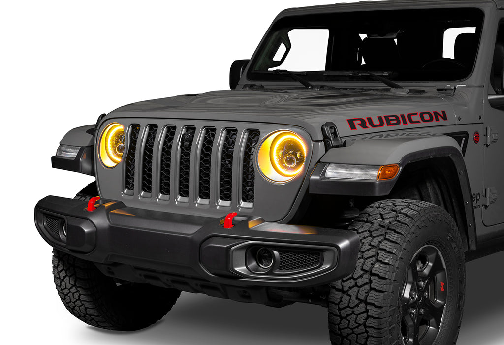 Jeep Wrangler JL/Gladiator JT 7in. High Powered LED Headlights (Pair) by Oracle Lighting