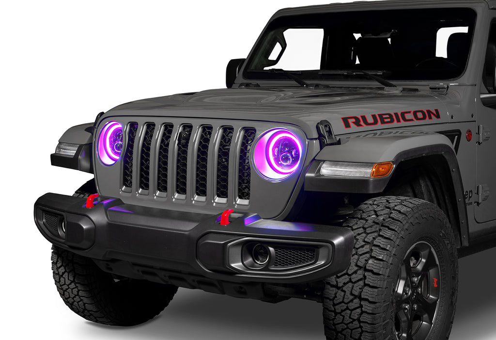 Jeep Wrangler JL/Gladiator JT 7in. High Powered LED Headlights (Pair) by Oracle Lighting