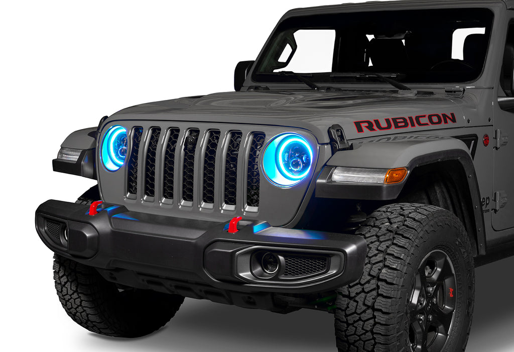 Jeep Wrangler JL/Gladiator JT 7in. High Powered LED Headlights (Pair) by Oracle Lighting