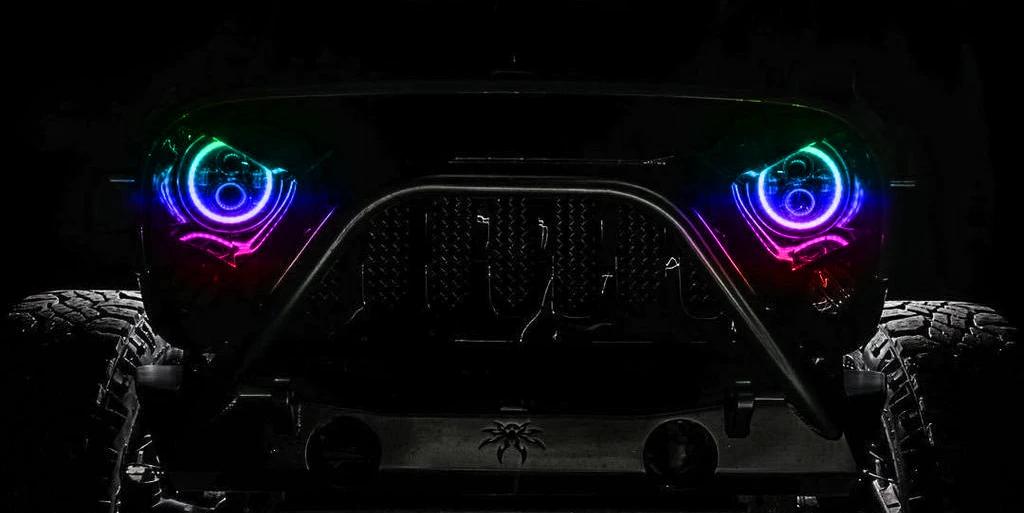 Jeep Wrangler JL/Gladiator JT 7in. High Powered LED Headlights (Pair) by Oracle Lighting