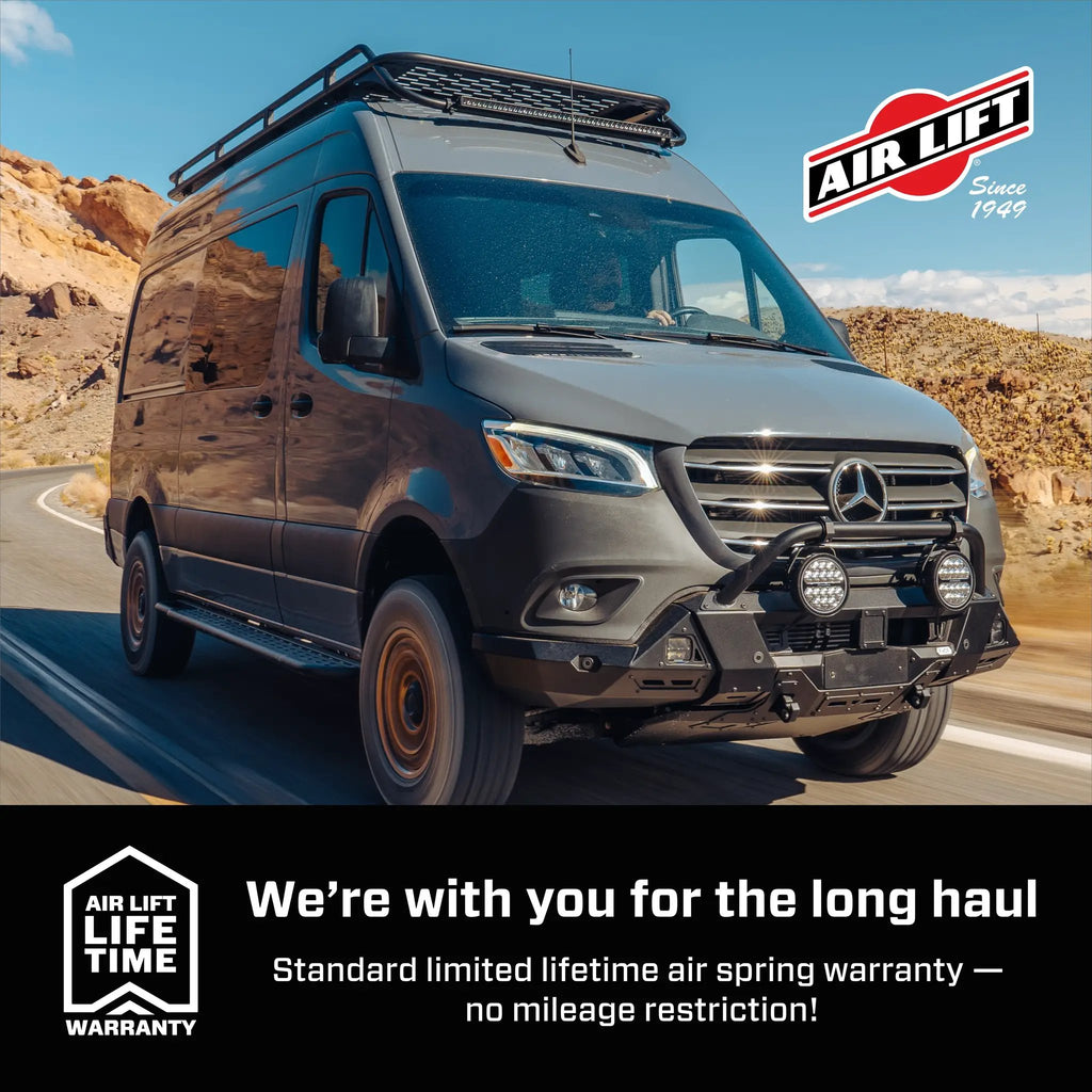 LoadLifter kit for 2019-2025 Mercedes Sprinter 2500 2WD SRW 170” wheelbase by Air Lift