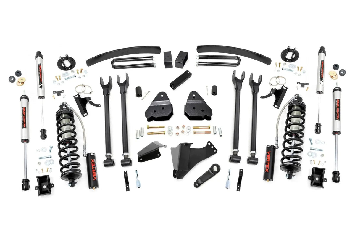 6 Inch Lift Kit | Diesel | 4 Link | C/O V2 | Ford F-250/F-350 Super Duty (05-07) by Rough Country
