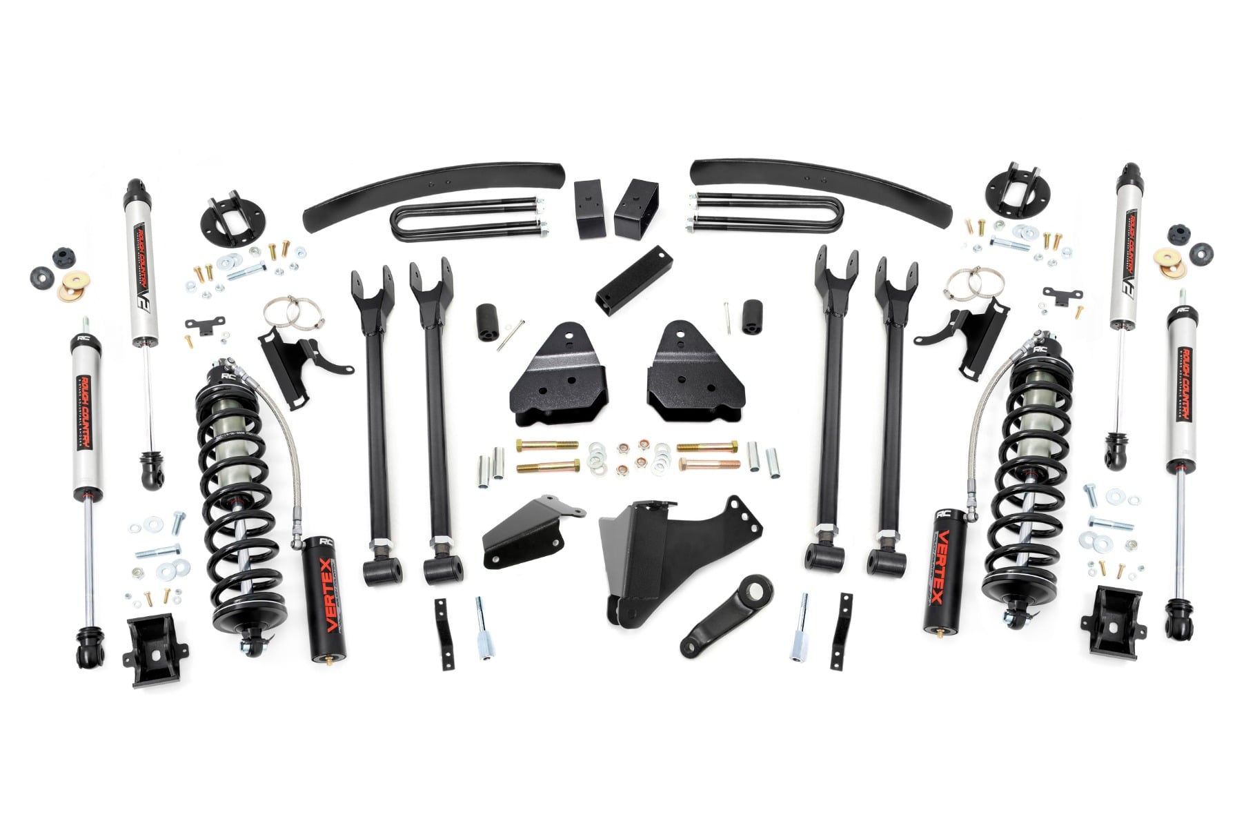 6 Inch Lift Kit | Diesel | 4 Link | OVLDS | C/O V2 | Ford F-250/F-350 Super Duty (05-07) by Rough Country