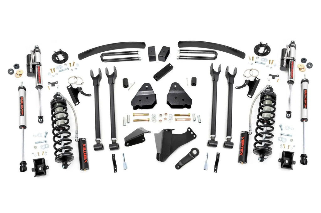 6 Inch Lift Kit | Gas | 4 Link | No OVLDS | C/O Vertex | Ford F-250/F-350 Super Duty (05-07) by Rough Country
