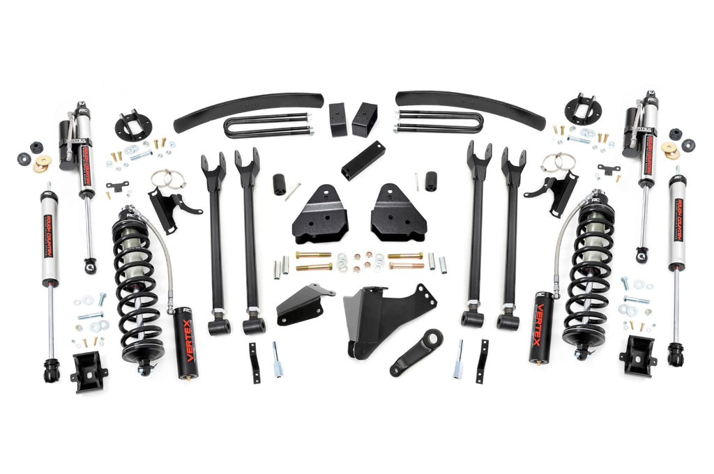 6 Inch Lift Kit | Gas | 4 Link | OVLD | C/O Vertex | Ford F-250/F-350 Super Duty (05-07) by Rough Country