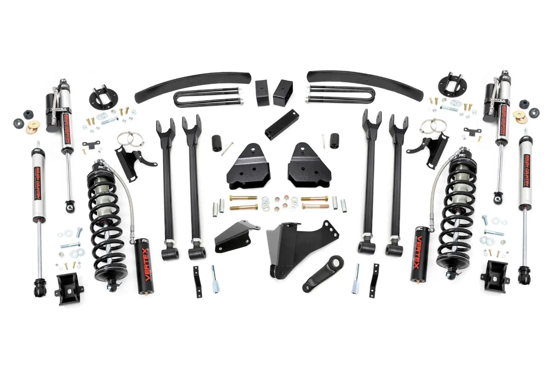 6 Inch Lift Kit | Gas | 4 Link | No OVLDS | C/O Vertex | Ford F-250/F-350 Super Duty (05-07) by Rough Country