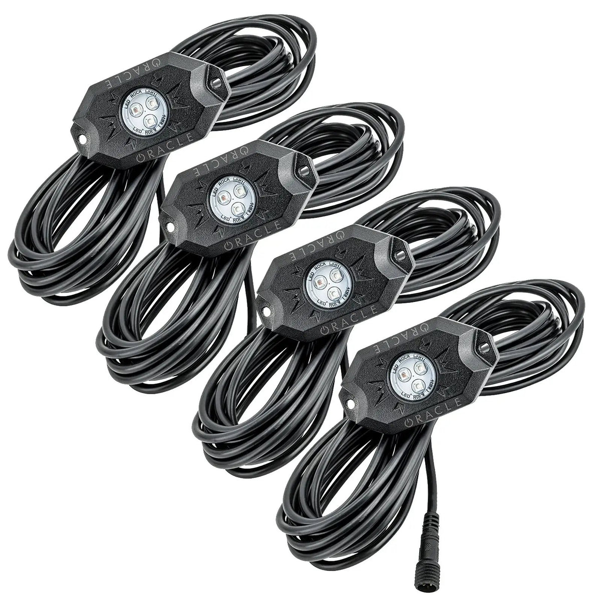 Bluetooth + RF ColorSHIFT Underbody Wheel Well Rock Light Kit - 4 PCS by Oracle Lighting