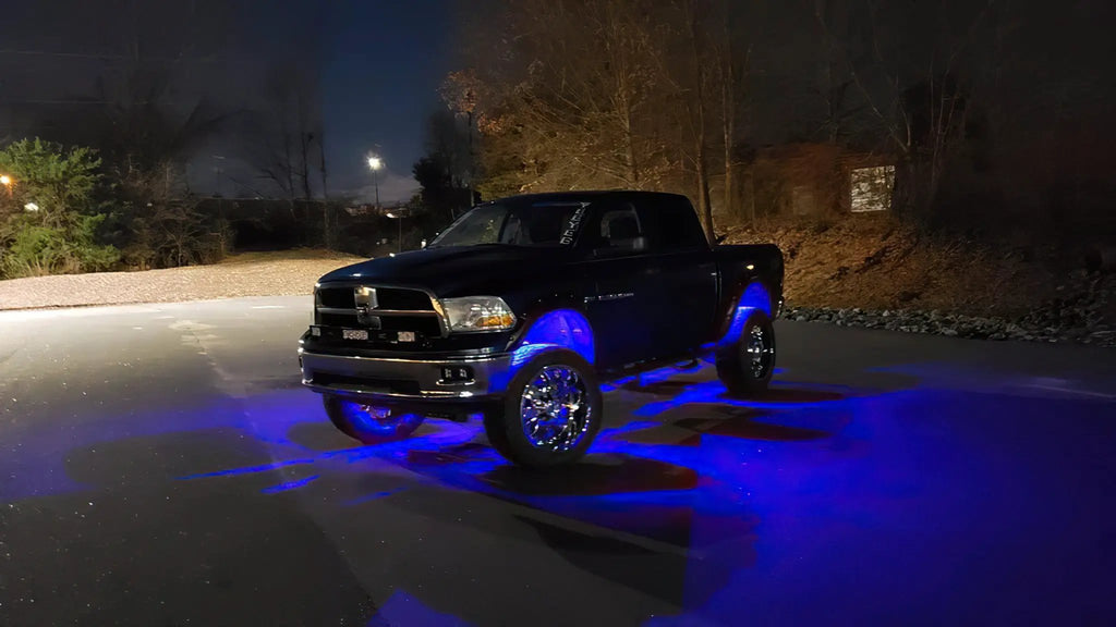 Bluetooth + RF ColorSHIFT Underbody Wheel Well Rock Light Kit - 4 PCS by Oracle Lighting