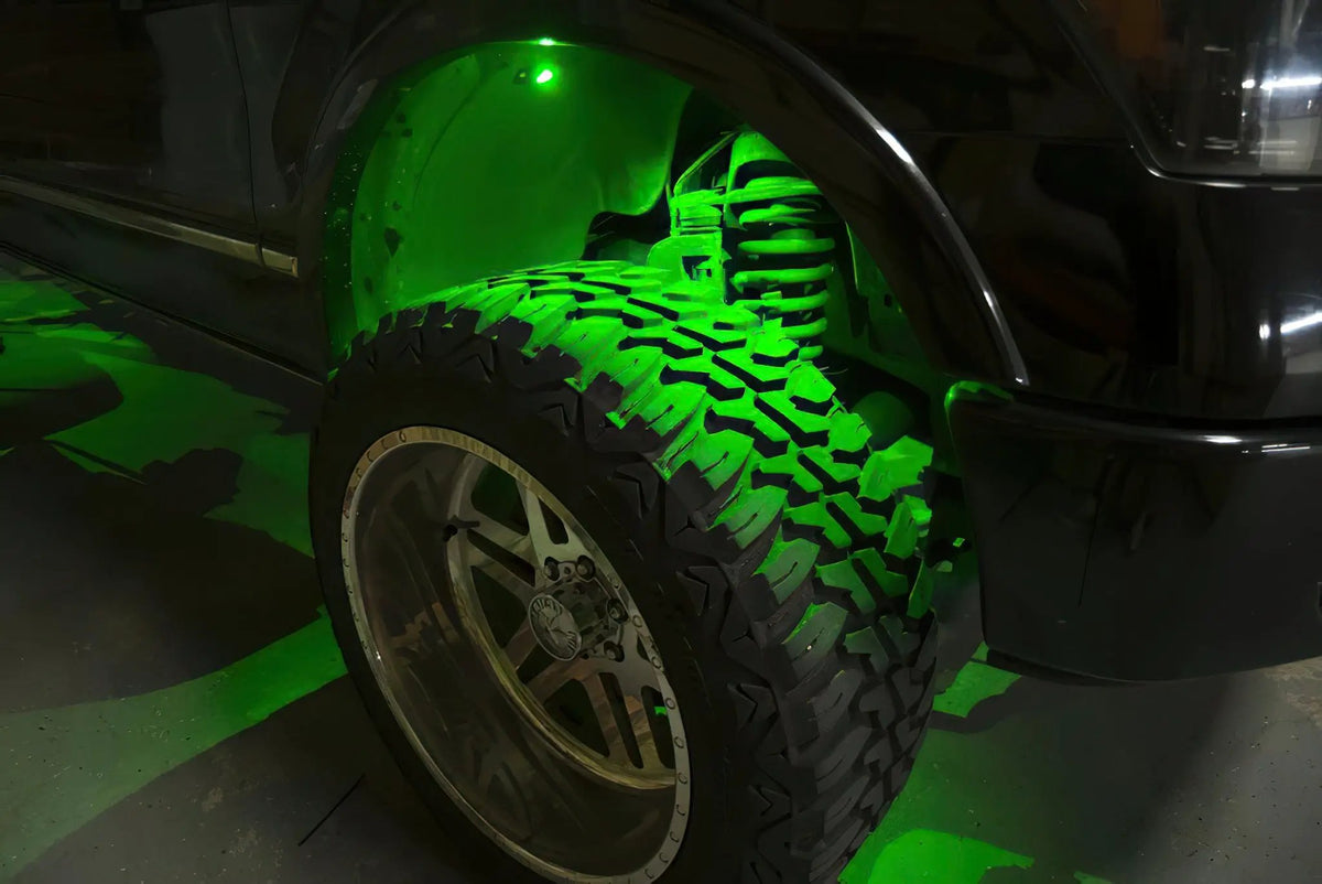 Bluetooth + RF ColorSHIFT Underbody Wheel Well Rock Light Kit - 4 PCS by Oracle Lighting