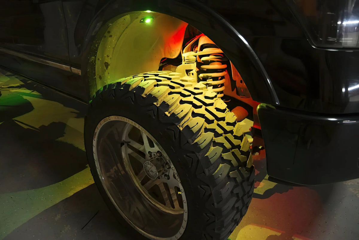 Bluetooth + RF ColorSHIFT Underbody Wheel Well Rock Light Kit - 4 PCS by Oracle Lighting