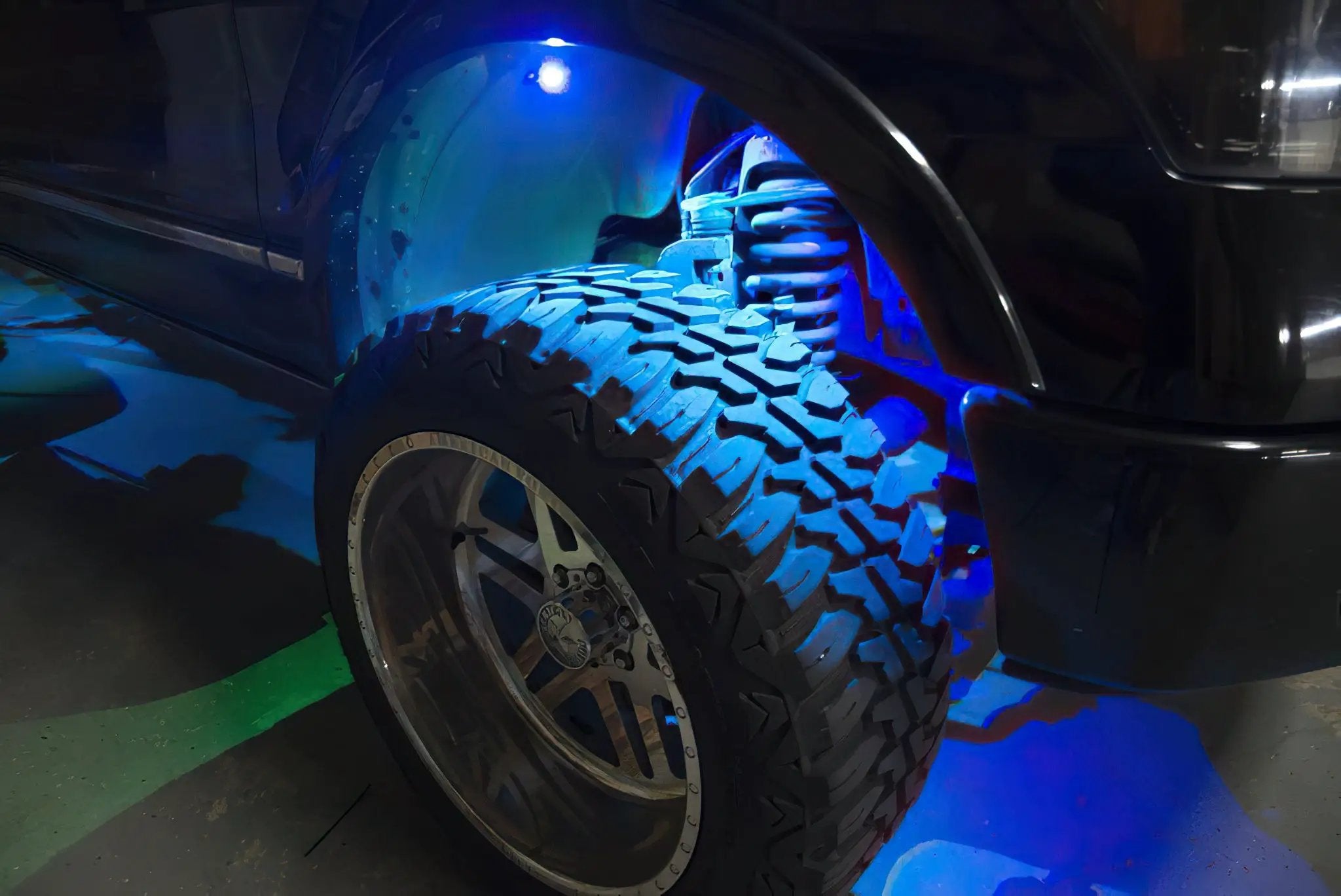 Bluetooth + RF ColorSHIFT Underbody Wheel Well Rock Light Kit - 4 PCS by Oracle Lighting