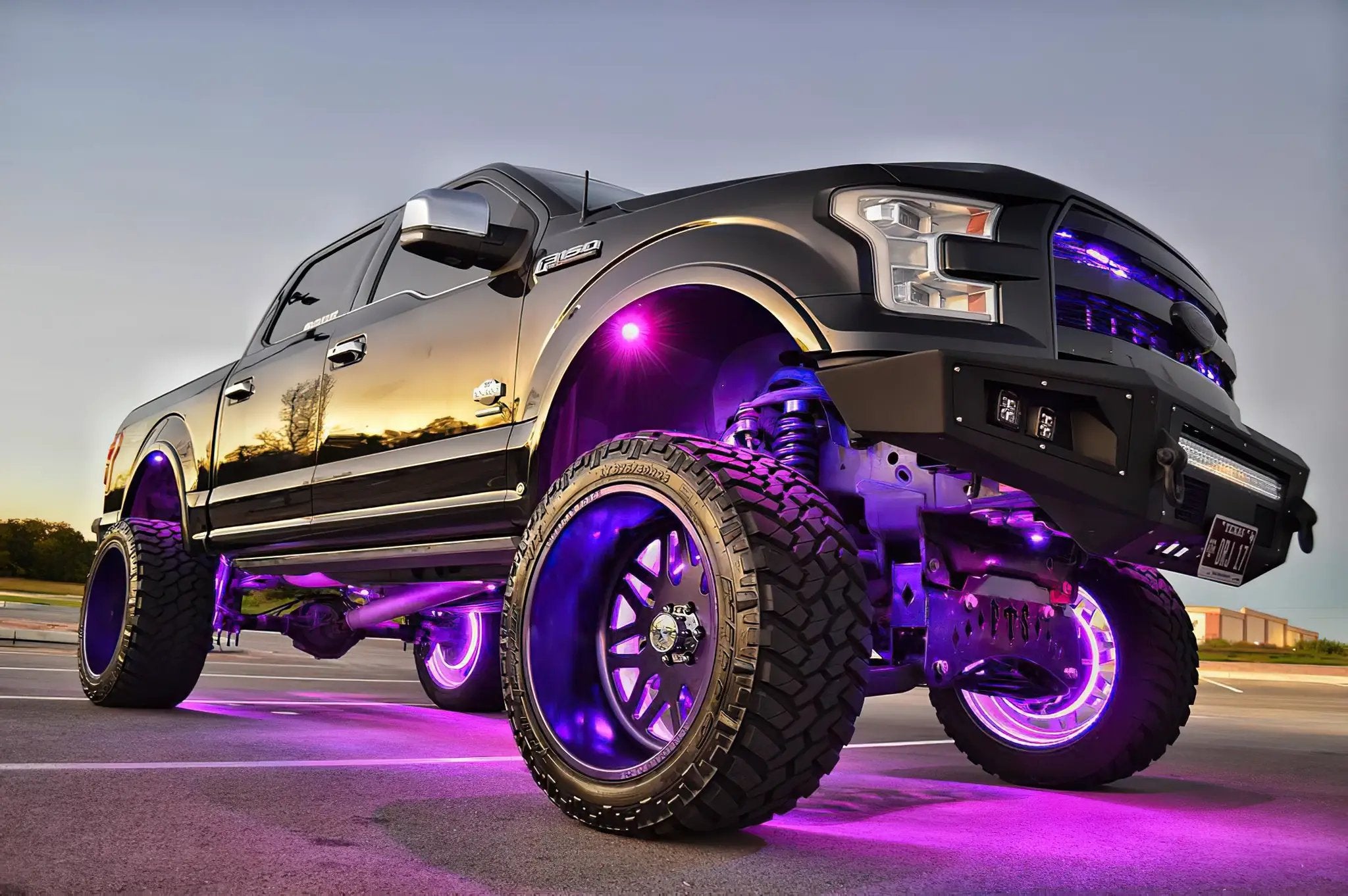 Bluetooth + RF ColorSHIFT Underbody Wheel Well Rock Light Kit - 4 PCS by Oracle Lighting