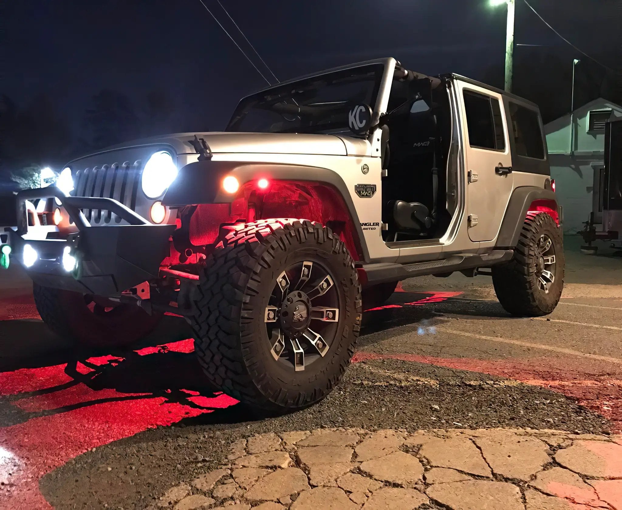 Bluetooth + RF ColorSHIFT Underbody Wheel Well Rock Light Kit - 4 PCS by Oracle Lighting