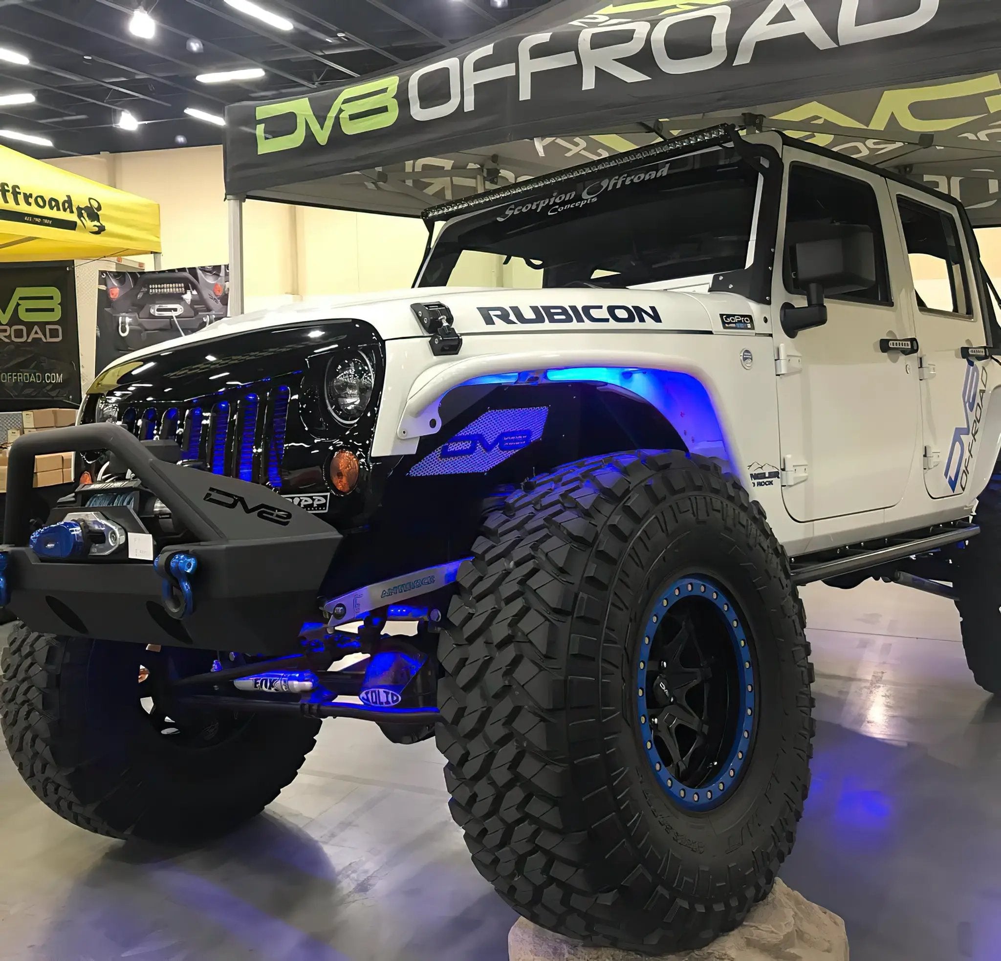 Bluetooth + RF ColorSHIFT Underbody Wheel Well Rock Light Kit - 4 PCS by Oracle Lighting