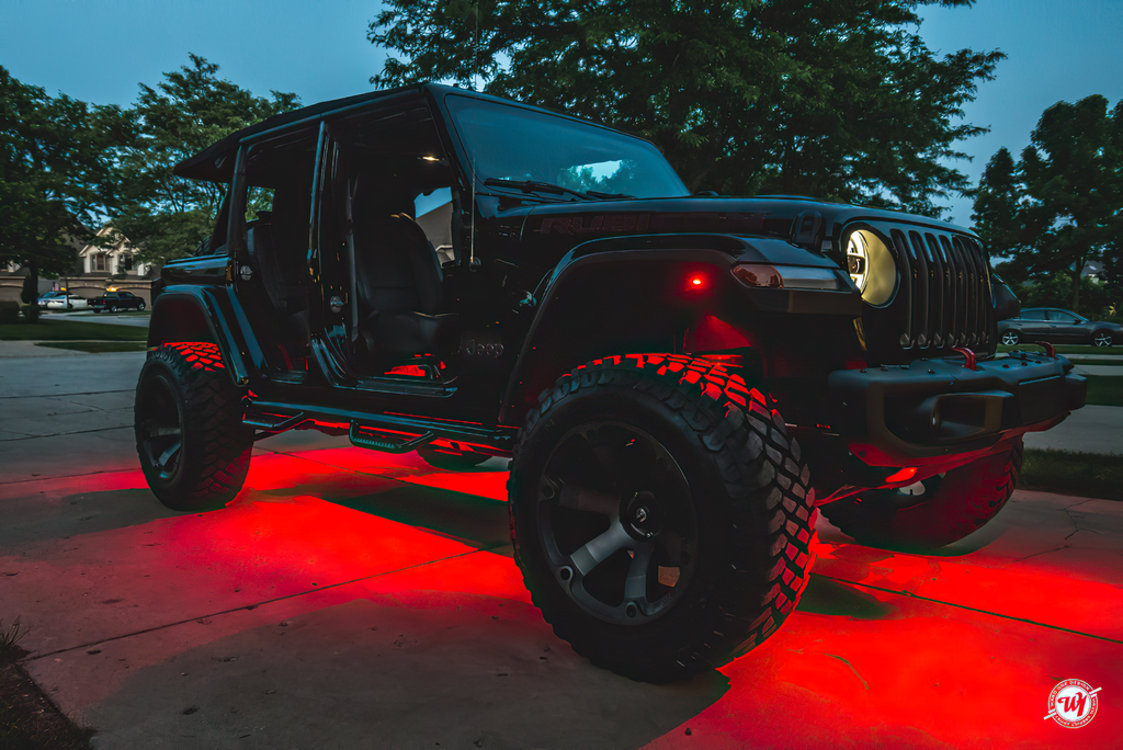 Bluetooth + RF ColorSHIFT Underbody Wheel Well Rock Light Kit - 4 PCS by Oracle Lighting