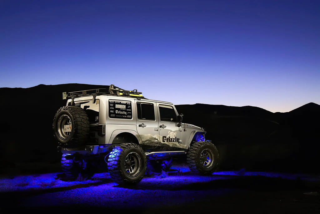 Bluetooth + RF ColorSHIFT Underbody Wheel Well Rock Light Kit - 4 PCS by Oracle Lighting