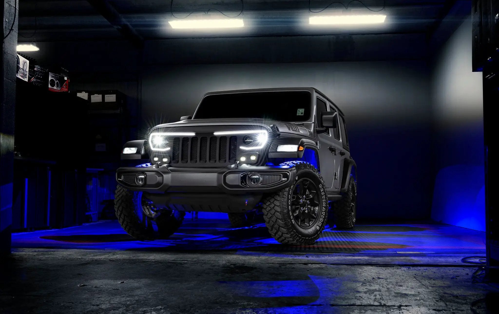 Bluetooth + RF ColorSHIFT Underbody Wheel Well Rock Light Kit - 4 PCS by Oracle Lighting