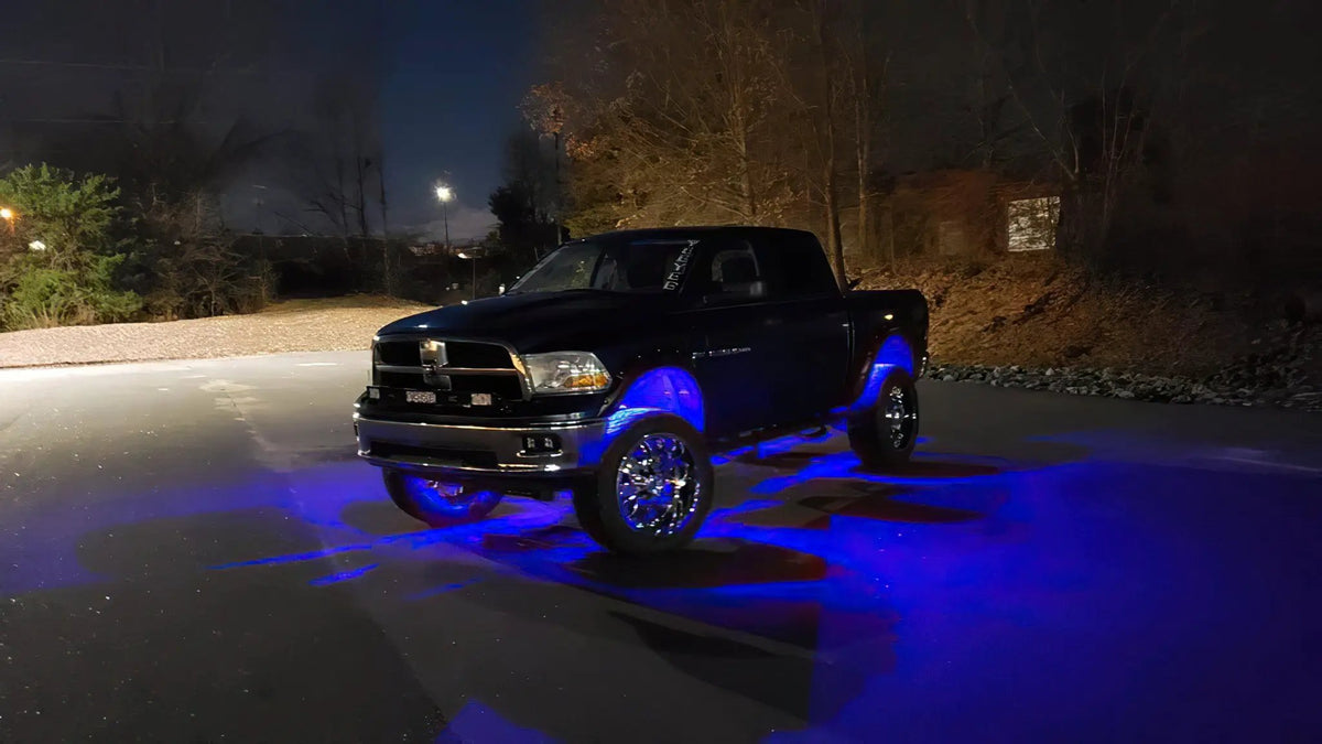 Bluetooth + RF ColorSHIFT Underbody Wheel Well Rock Light Kit - 8 PCS by Oracle Lighting